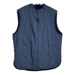 Zara women Puffer Vest Blue size medium‎